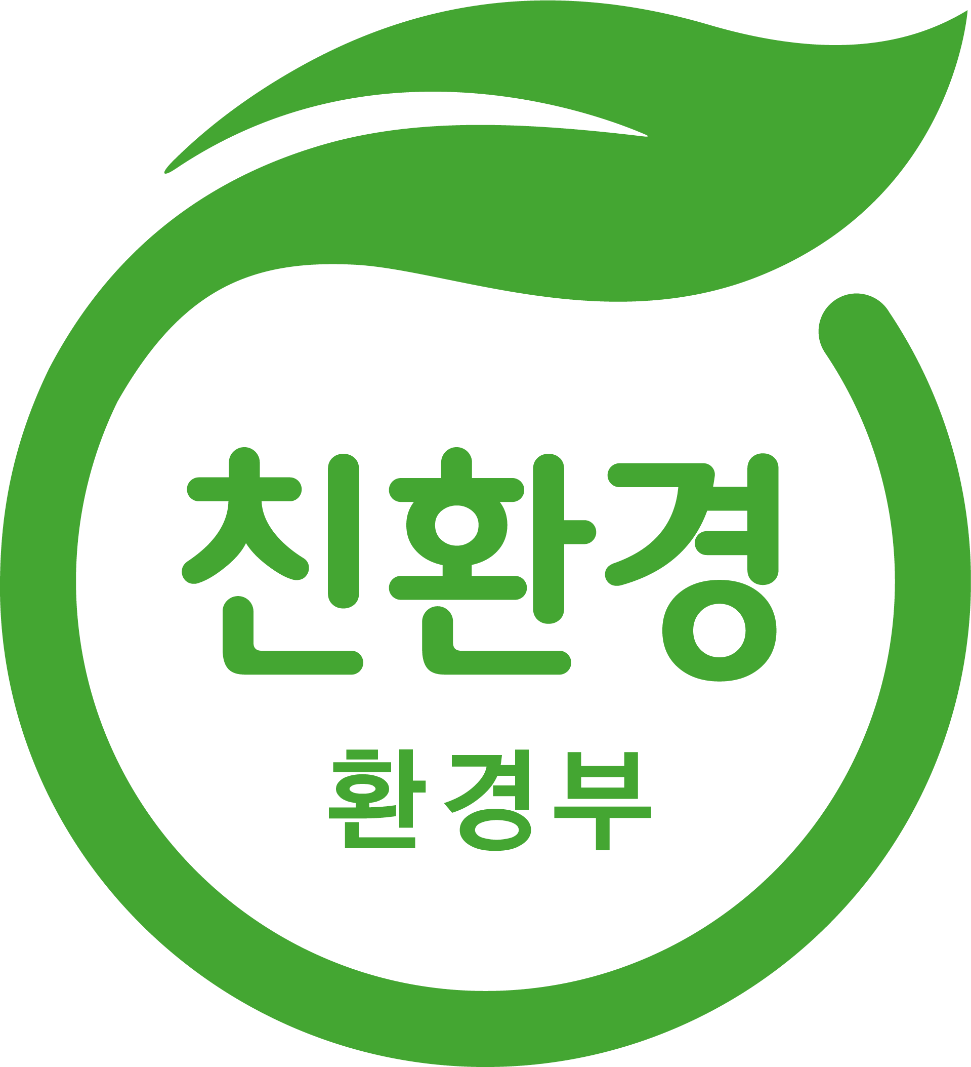 친환경인증제품 인증 로고